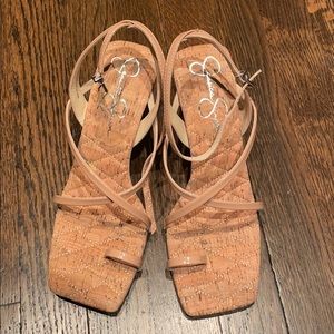 Jessica Simpson Nude Strappy Sandal